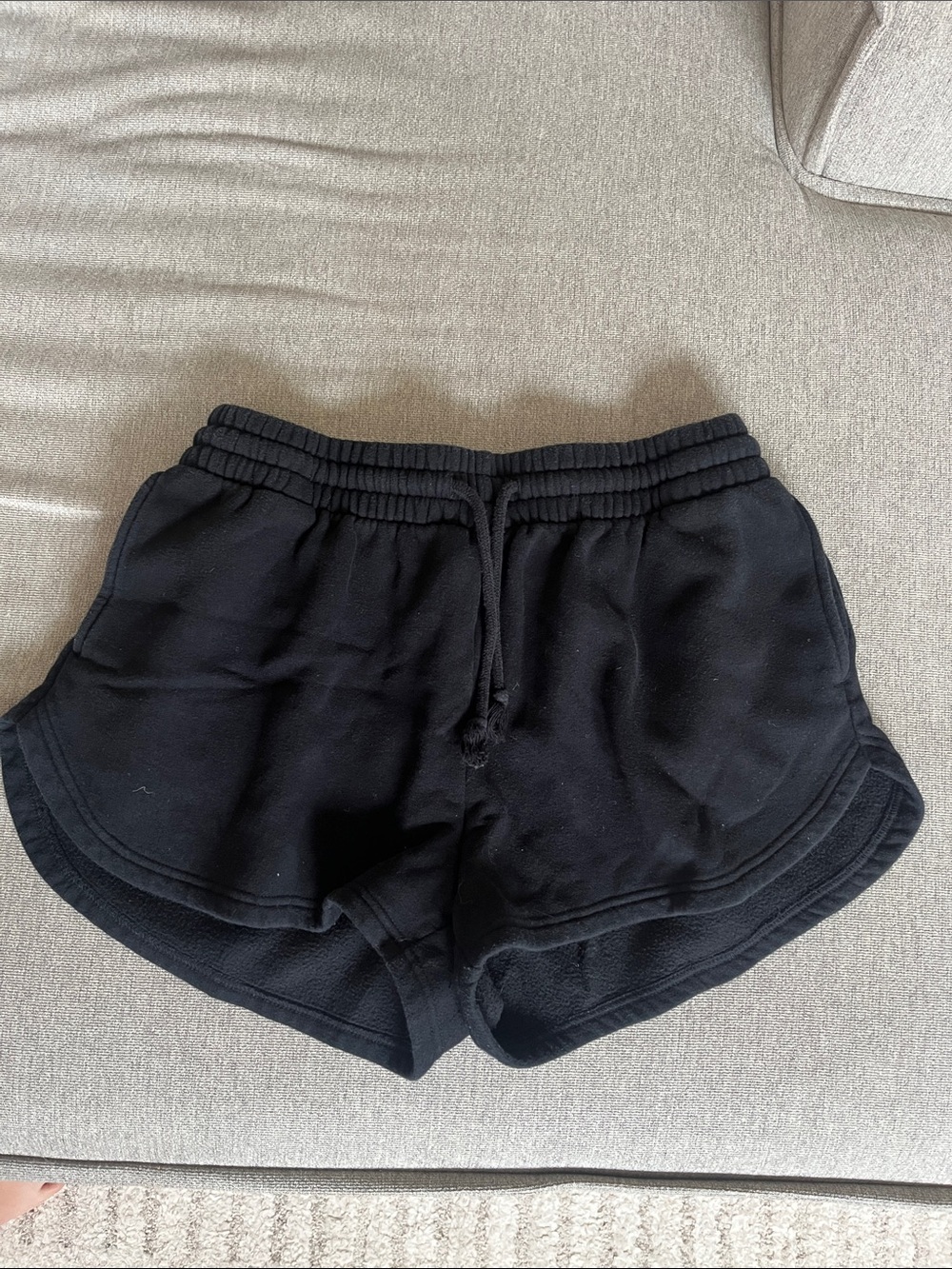 Black Women's Drawstring Shorts